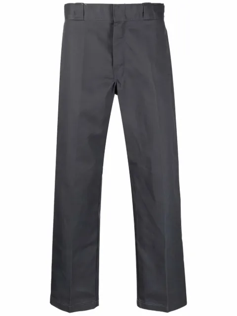 Dickies Construct rear logo-patch trousers Grey DK0A4XK6CH01
