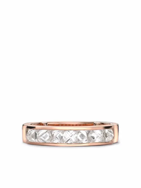 Pragnell 18kt rose gold RockChic diamond ring Pink F0491
