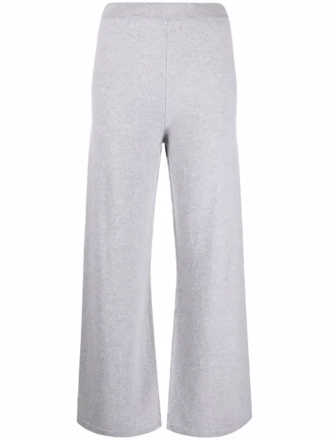 PAULA wide-leg cashmere trousers Grey 21CASHPAULA2