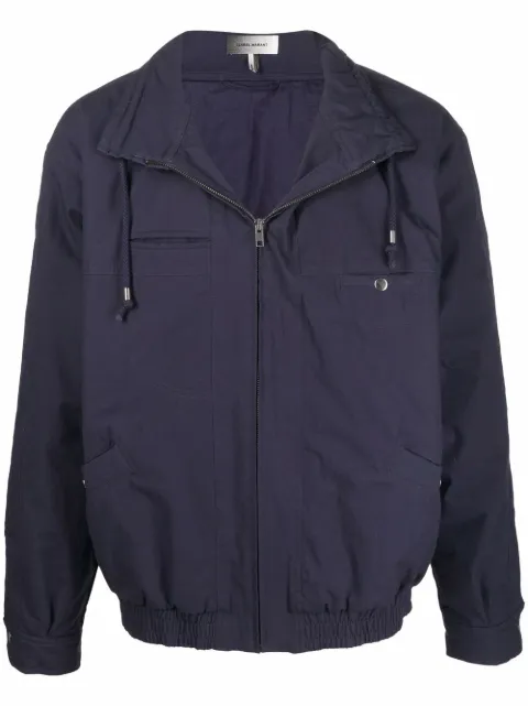 MARANT high-neck zip-up jacket Blue VE173622P019H