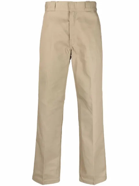 Dickies Construct rear logo-patch trousers Brown DK0A4XK6KHK1KHAKI