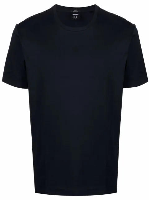 BOSS round-neck short-sleeve T-shirt Blue 50468395