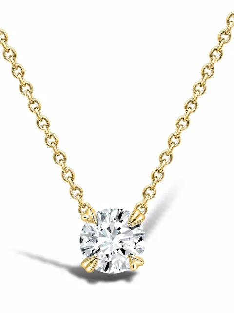 Pragnell 18kt yellow gold Windsor 0.75ct diamond pendant necklace Gold CR1637