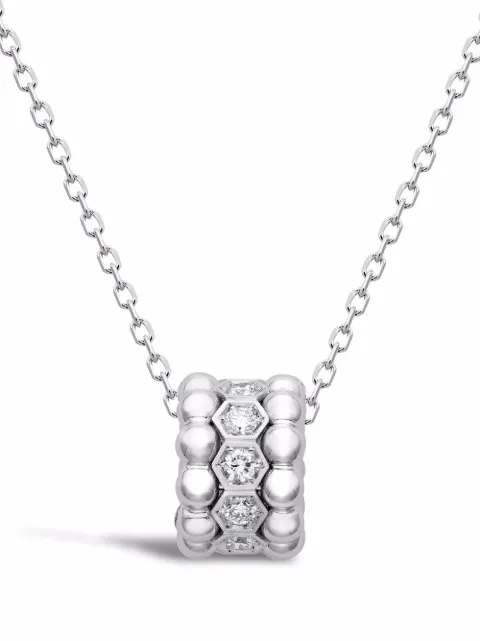Pragnell 18kt white gold Bohemia diamond pendant necklace Silver CR1641