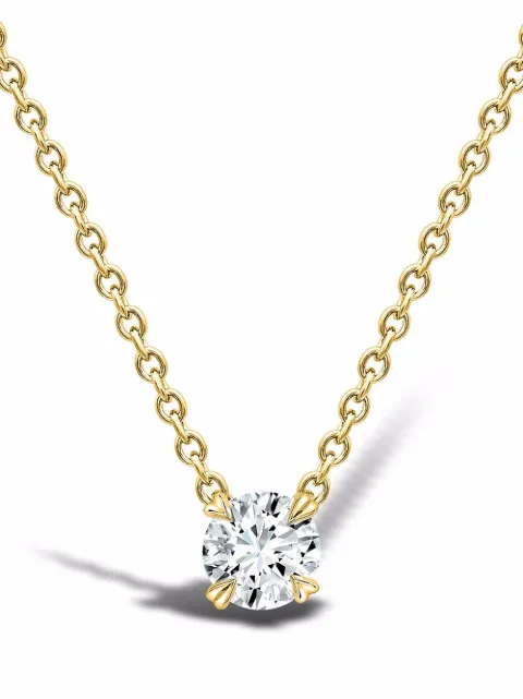 Pragnell 18kt yellow gold Windsor 0.32ct diamond pendant necklace Gold CR1608