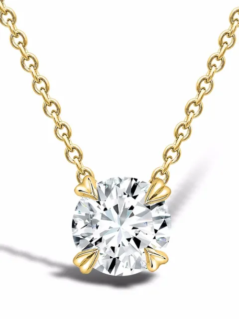 Pragnell 18kt yellow gold Windsor 1.00ct diamond pendant necklace Gold CR1635