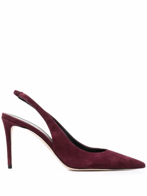 Scarosso x Brian Atwood Sutton slingback pumps Purple SUTTONPUMPBURSUED