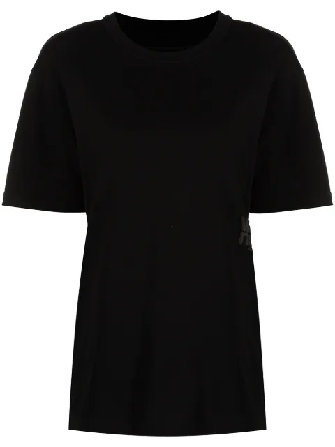Alexander Wang puff logo tee in cotton jersey Black 4CC3221357001