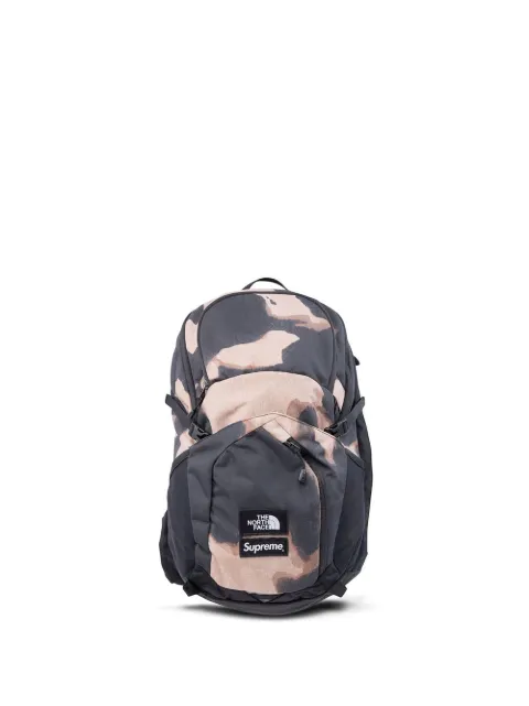 Supreme x The North Face Pocon bleached denim-print backpack Black SU11274