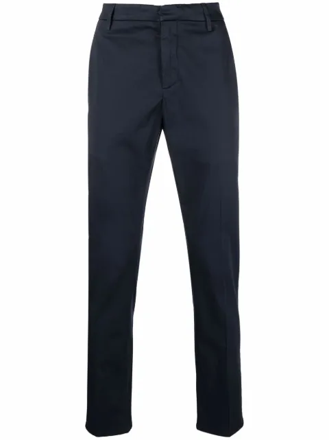 DONDUP cropped slim-fit chinos Blue UP235RSE036UPTD