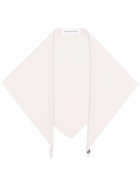 extreme cashmere cashmere snood scarf Neutrals N35BANDANA