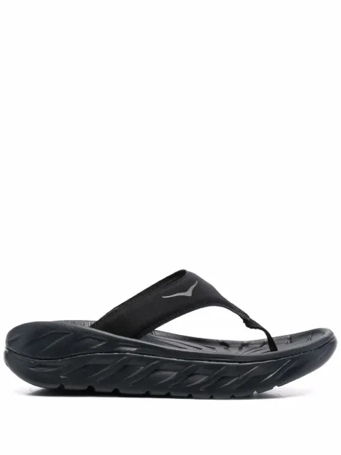 HOKA wedged flip flops Black S22HK1117910