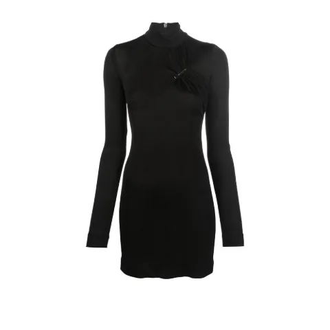 1017 ALYX 9SM high-neck mini dress Black AAWDR0110FA01F22