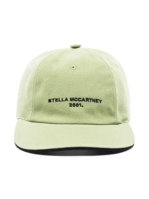 Stella McCartney logo-embroidered baseball cap Green 570194WP0084