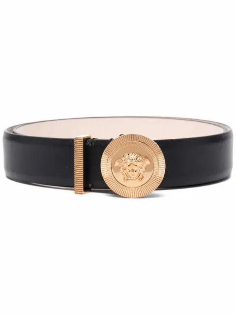 Versace Medusa Biggie leather belt Black 1004009DV3T