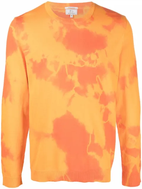 Woolrich tie-dye knit jumper Orange CFWOKN0161MRUF0608