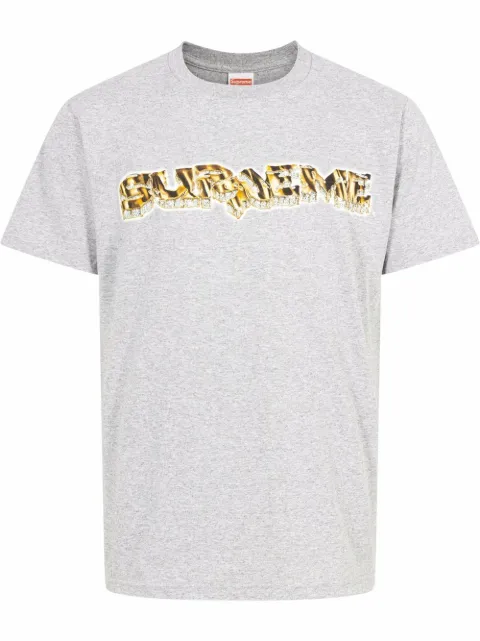 Supreme Diamond logo-print T-shirt Grey SU11345