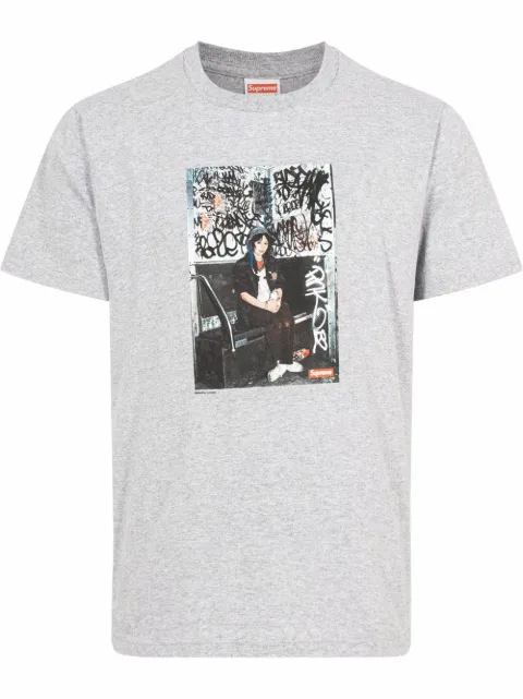 Supreme Lady Pink crew neck T-shirt Grey SU11343