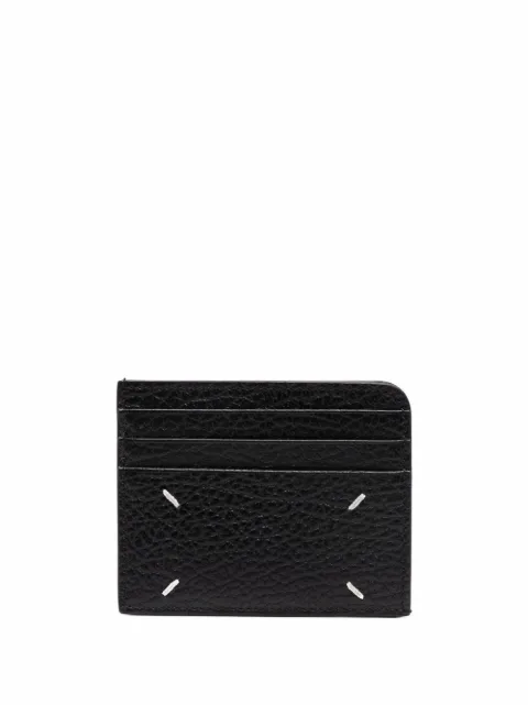 Maison Margiela Four Stitch leather cardholder Black SA3VX0007P4455