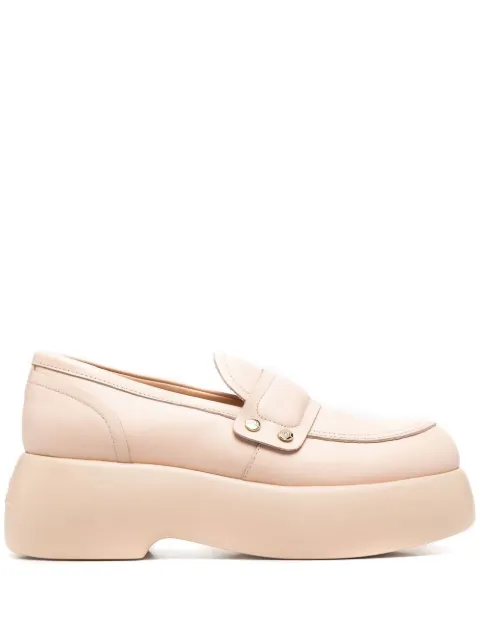 AGL Puffy Moc moccasins Pink D772005PGKN018E349