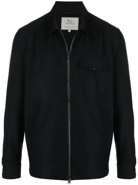 Woolrich virgin wool shirt jacket Blue CFWOOS0060MRUT2996