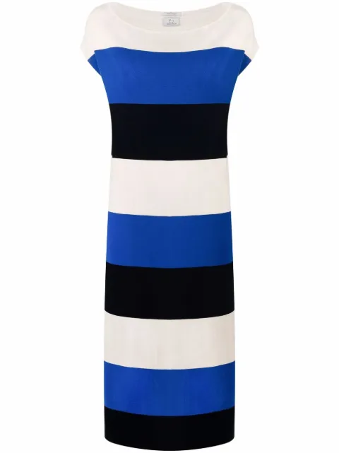 Woolrich midi-length striped dress Blue CFWWDR0093FRUF0611