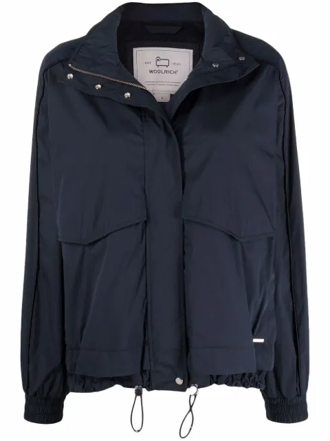 Woolrich Kendall zip-front jacket Blue CFWWOU0731FRUT3142