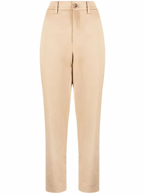 Woolrich straight-leg tailored trousers Neutrals CFWWTR0118FRUT3028