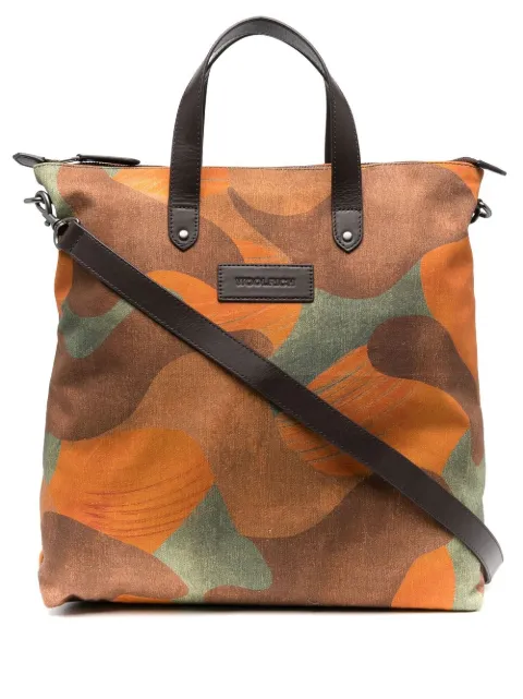 Woolrich camouflage-print tote bag Orange CFWOBA0031MRUT3139