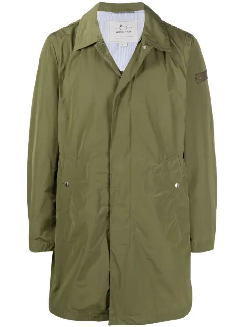 Woolrich City mid-length car coat Green CFWOOU0561MRUT28926098