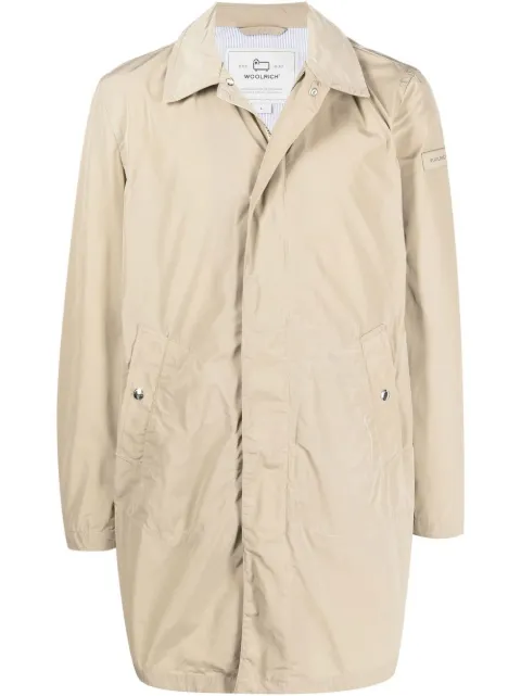Woolrich mid-length City Carcoat Neutrals CFWOOU0561MRUT2892723