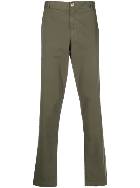 Woolrich slim-cut chino trousers Green CFWOTR0107MRUT2559