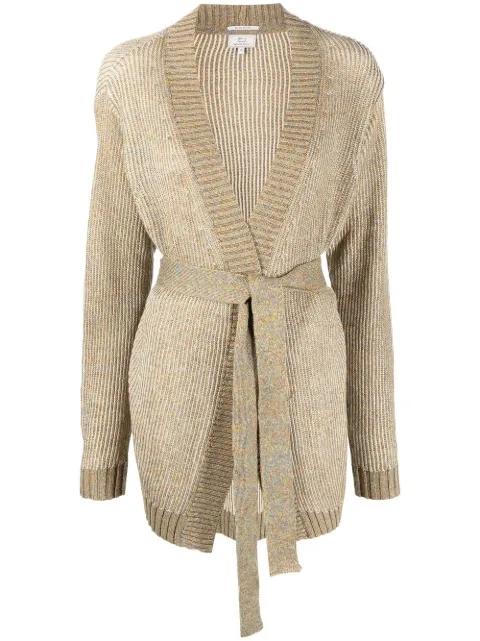 Woolrich tie-fastening knitted cardigan Neutrals CFWWKN0172FRUF06077356
