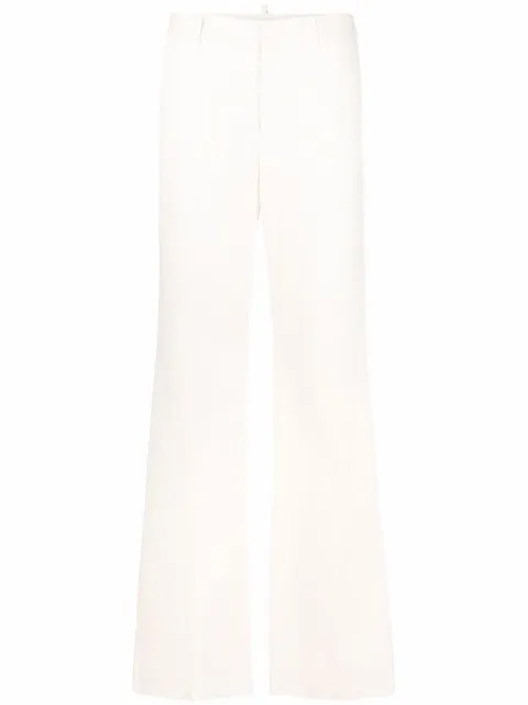 DSQUARED2 straight-leg mid-rise trousers Neutrals S72KA1130S54737