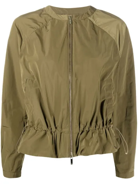 Woolrich round-neck zipped jacket Green CFWWOU0613FRUT28926291