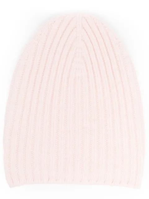 Barrie ribbed-knit cashmere beanie Pink A00C30831