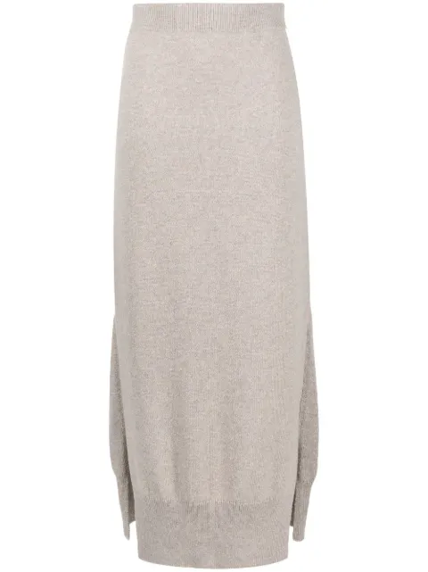 Barrie high-waisted knit skirt Neutrals C159544