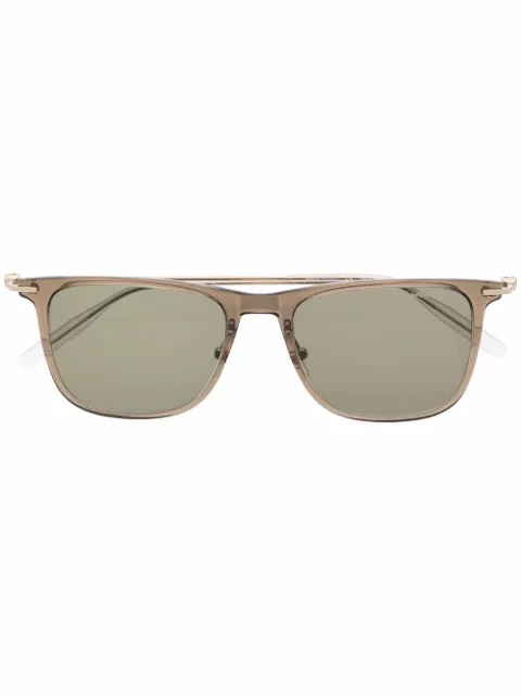 Montblanc square tinted sunglasses Brown MB0206S