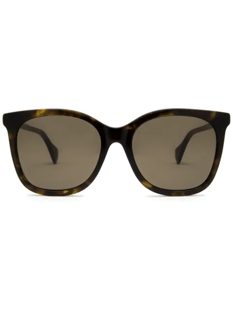 Gucci Eyewear GG cat-eye frame sunglasses Brown GG1071S002