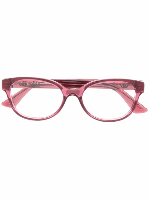 Gucci Eyewear GG1115O oval glasses Pink GG1115O