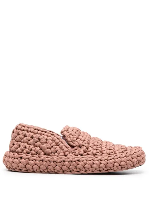 Nº21 knitted slip-on sneakers Neutrals 22ESS03150315