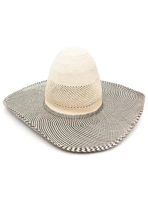 Henrik Vibskov Big Shade Panama hat Neutrals SS22KEYA901