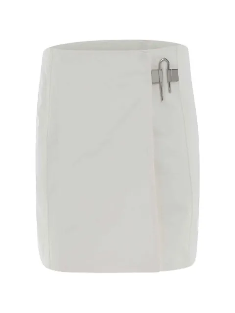 Givenchy asymmetric padlock skirt White BW40JY50K9