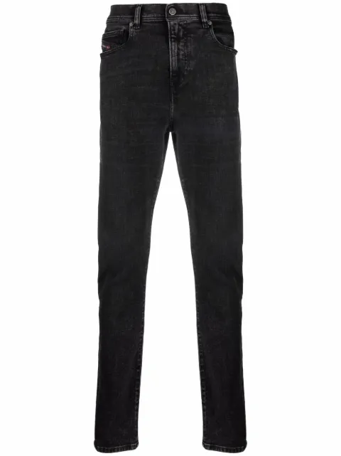 Diesel 1983 D-Amny 09C23 skinny jeans Black A0358409C23
