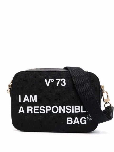 V°73 Responsability shoulder bag Black 73BS6AF04RESPONSIBILITYBIS