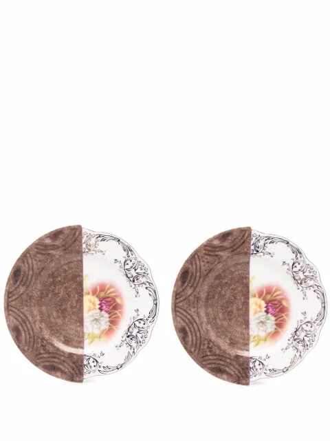 Seletti hybrid fruit plates (set of two) White 09123SET
