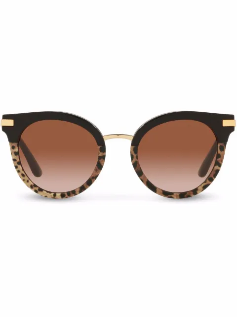 Dolce & Gabbana Eyewear wayfarer-frame sunglasses Brown VG439BVP413