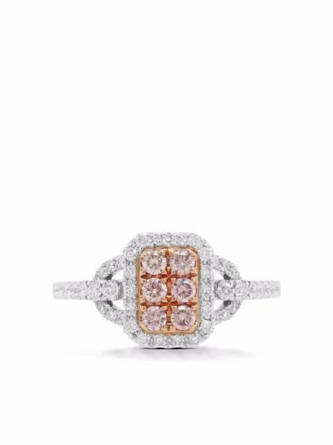HYT Jewelry platinum Argyle Pink Diamond engagement ring Silver R515HR