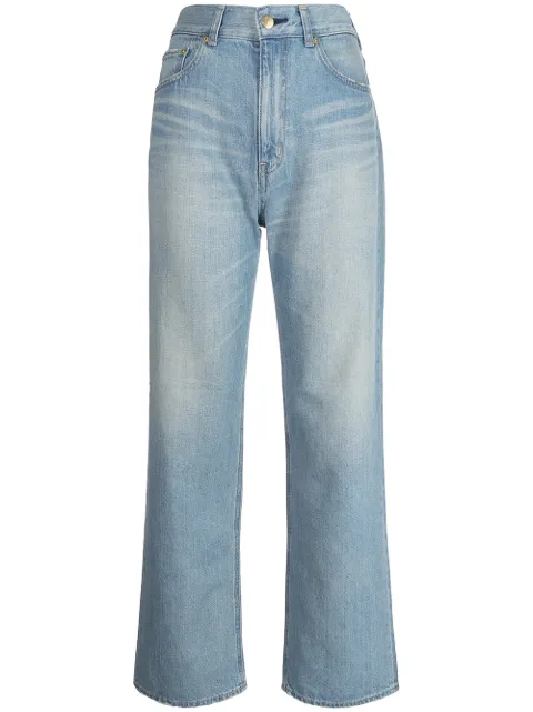 Tu es mon Tresor The Lapis Lazuli straight-leg jeans Blue TEMT0097Y