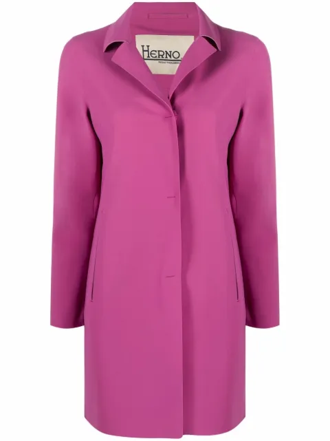 Herno First Act single-breasted coat Purple CA0292D13455S
